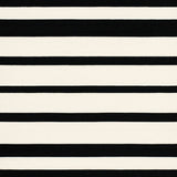 Bold Stripe Black & Beige Horizontal Band(Black)