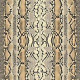 Abstract Snakeskin Area Beige Brown Viscose Print(Beige)