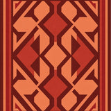 Weatherproof Collection with Interlocking Motifs(Red)