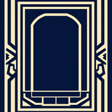 Architectural Lattice Symphony Grid(Blue)