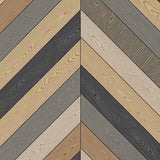 Herringbone Parquet Wood Look Machine(Brown)