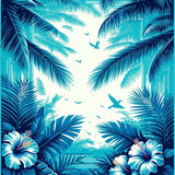 Cozy Island Getaway(Blue)