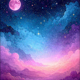 Colorful Celestial Dreamscape(Blue)