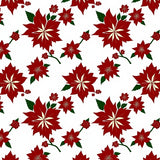 Vintage Poinsettia Bloom with Classic Yuletide Artistry(Red)