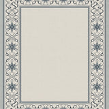 Abstract Lattice Featuring Weathered Ornamental Bands(Ivory)