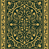 Yuletide Botanical Scroll Machine Seasonal(Green)