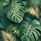 Whimsical Leafy Elegance(Green)