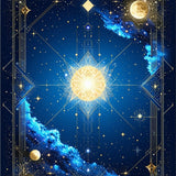 Dreamy Astral Watercolor Style(Blue)