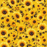 Vibrant Floral Patterned Statement(Yellow)