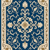Baroque Heritage Antiqued Faded Ornamental (Blue)