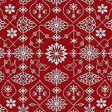 Festive Winter Wonderland Decorative Accent Snowflake(Red)