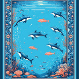 Bright Transitional Seaside Influence(Blue)