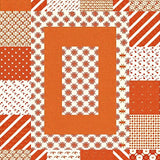 Eclectic Mosaic Patchwork Artistry(Orange)