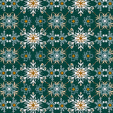 Festive Snowflake Holiday Pathway Textile(Green)