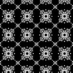 Elegant Damask Victorian Ornate Decorative (Black) - ODIKA