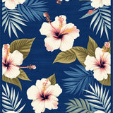 Trendy Navy Floral Composition(Blue)