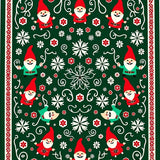 Whimsical Nordic Winter Folklore Entrance(Green)