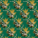 Heritage Interlocking Seasonal Lattice(Green)