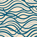 Luxurious Wavy Lattice Textured Modern Elegant Decorative (Beige)