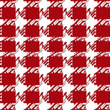 Festive Gingham Cabin Tapestry(Red)