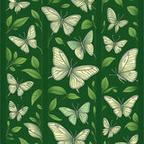 Delicate Modern Floral Design(Green)