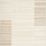 Contemporary Low Pile Area Neutral Beige Tones(Beige)