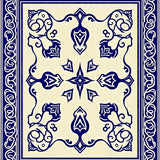 Antiqued Arabesque Hallway with Swirling Paisley Accents(Beige)