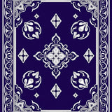 Luxurious Medallion Swirl Vintage Contemporary Elegant(Purple)