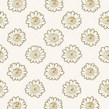 Sheep Inspired Petal Bloom Flower Motif Area Covering(Ivory)