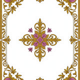 Damask Tapestry with Classical European Ornamental (Gold) - ODIKA