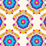 Mosaic Tile with Interlocking Hexagonal(Blue)