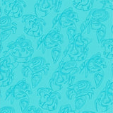 Enchanted Mermaid Mystical Underwater Fantasy Dreamscape (Blue)