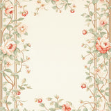 Boho Floral with Vintage Botanical and Pastel Accents(Beige)