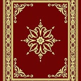 Damask Brocade with Vintage Court Elegance(Burgundy)