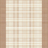 Brown & White Checkered Area Classic Grid(Beige)