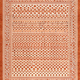 Artful Tiled Geometric Layout(Orange)