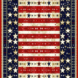 Independence Day Area Carpet(Red)
