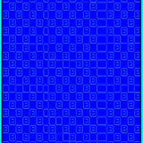 Modern Console Arcade Honeycomb Hexagon Vibrant (Blue)