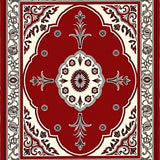 Heritage Mosaic Arabesque with Delicate Botanical Detailing(Red)
