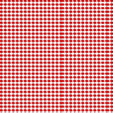 Houndstooth Check Design Floor Covering with Classic Motif(Red)