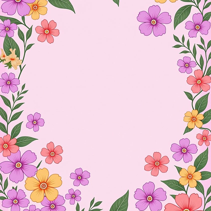 Dreamy Hawaiian Floral Sanctuary Enchanted Jungle Wonderland (Pink) - ODIKA