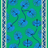 Tropical Foliage Lattice Reversible Decorative (Green) - ODIKA