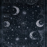 Mystic Crescent Moon Area with Enchanting Witchy(Black)