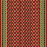 Lattice Crossweave with Trellis Interlocking Design(Red)