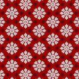 Festive Snowflake Buffalo Plaid Holiday Decorative Contemporary(Red)