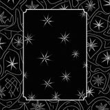 Celestial Swirl with Radiant Motifs and Midnight Accents(Black)