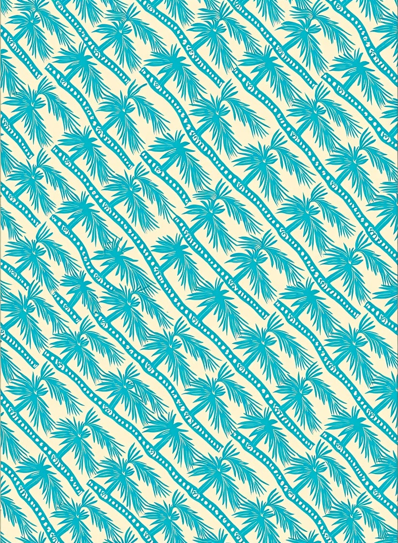 Tropical Lattice Fade Resistant Stain Proof Surface (Beige) - ODIKA