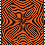 Hypnotic Spiral Vortex Illusion Mesmerizing Swirl Design(Orange)