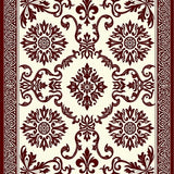 Inspired Scroll and Fleur De with Detailed Filigree(Brown)