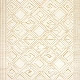 Ethereal Diamond Beige Patterned Area(Beige)